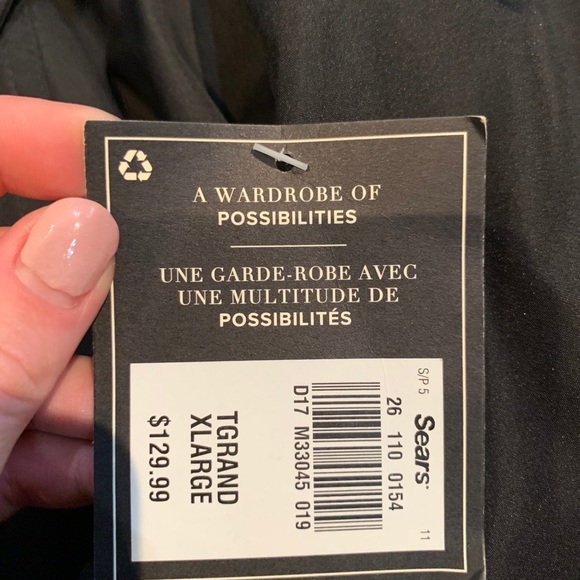 Black short trench coat - Picture 4 of 8